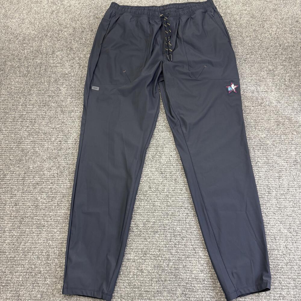 Rhone Jogger Pants Mens Small Blue NBA All Star Basketball Star Logo Performance